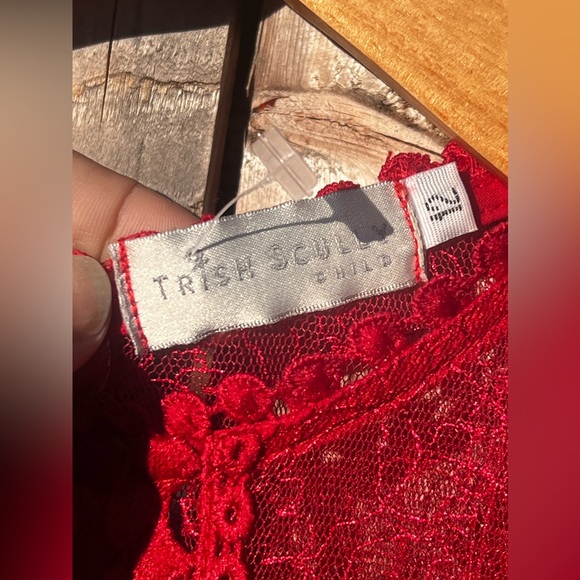 Trish scully child Clarissa dress in red - Picture 8 of 9